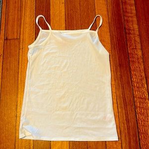 Vintage y2k white tank top (slightly see through)